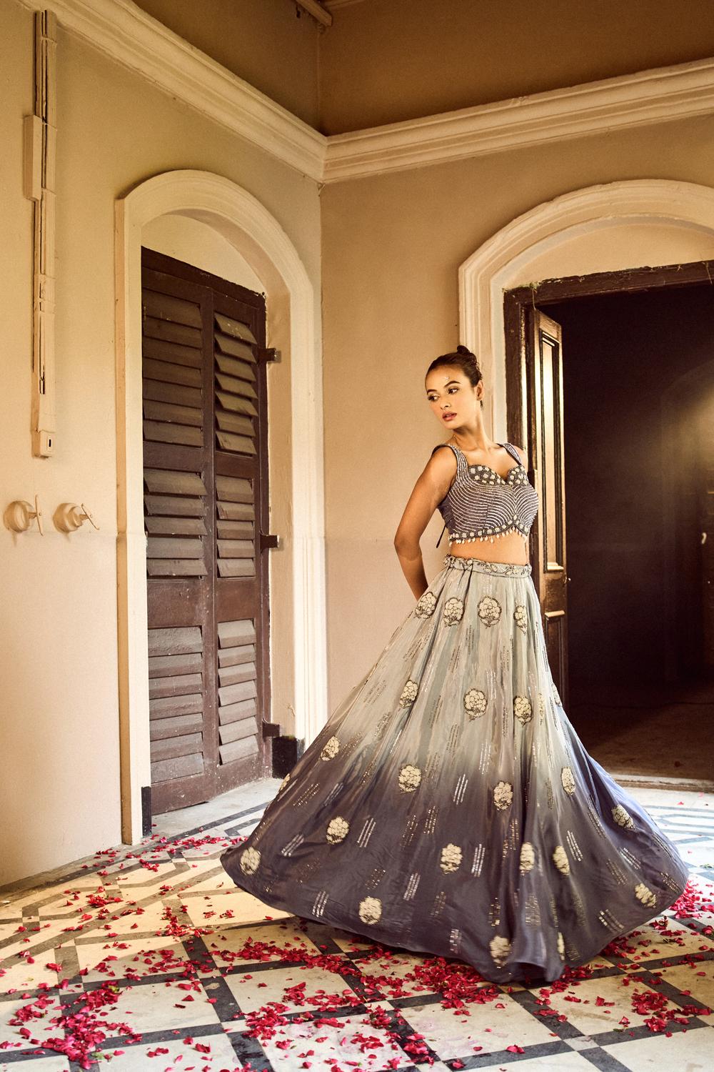 Blue Lehenga Set