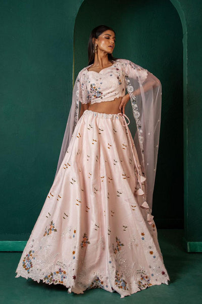 Pastel Pink Lehenga Set